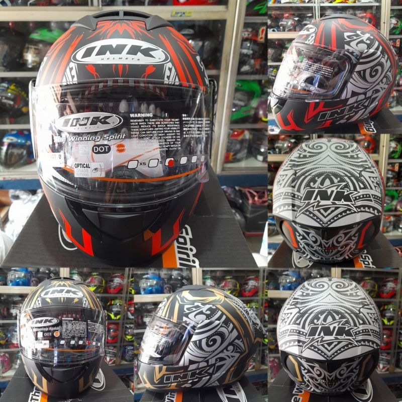 Helm ink cl max seri8 || cl max #8 || batik fulface