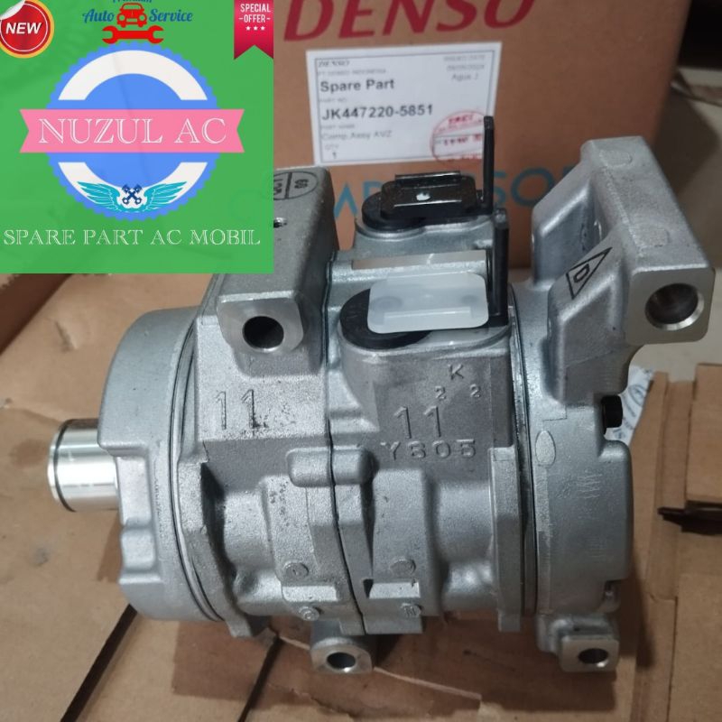 Compresor Kompresor AC MOBIL Avanza Xenia Terios Rush Terios Yaris Vios - 2005/2010 - Denso Asli