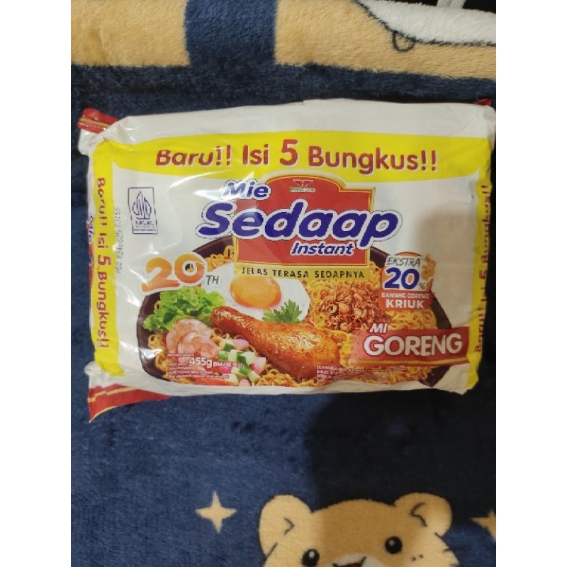 

mie goreng sedap 1 pack isi 5 pcs