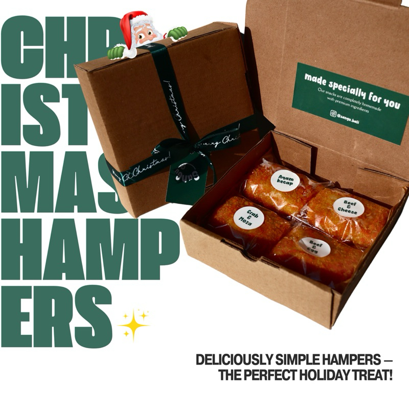 

CHRISTMAS HAMPERS | Bingkisan Natal | Aneka Risol | Premium Snack | Frozen Food