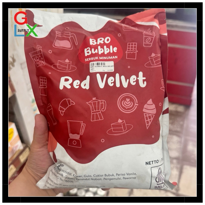 

GLX SUPPLY | BRO BUBBLE RED VELVET 1Kg