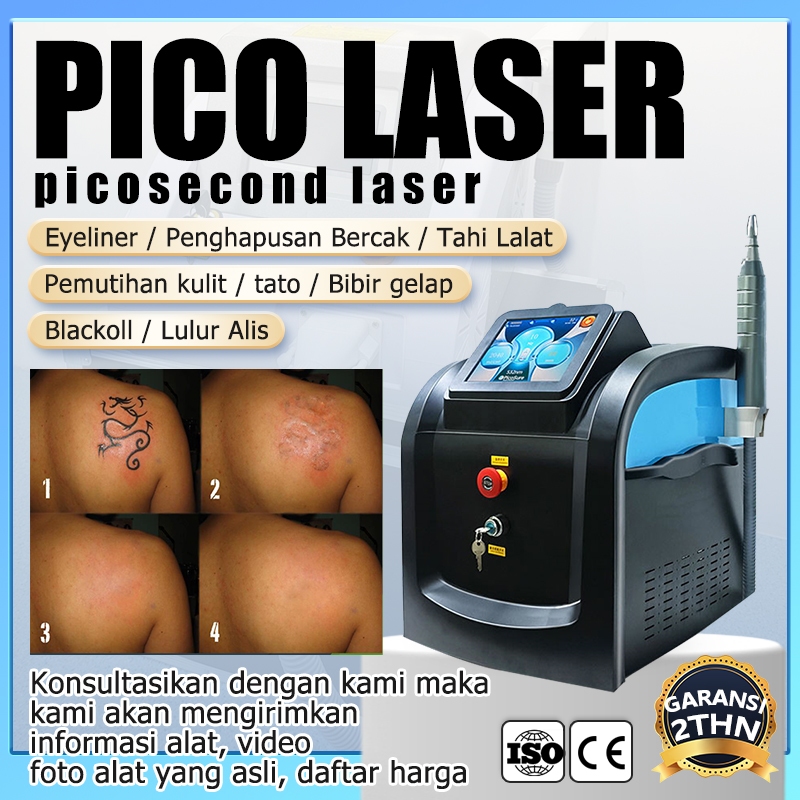 pico laser portable laser ndyag alat penghilang tato permanen alat klinik kecantikan