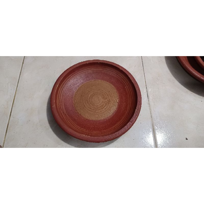 Cobek Tanah Liat Bakar Diameter 22cm Anti Luntur