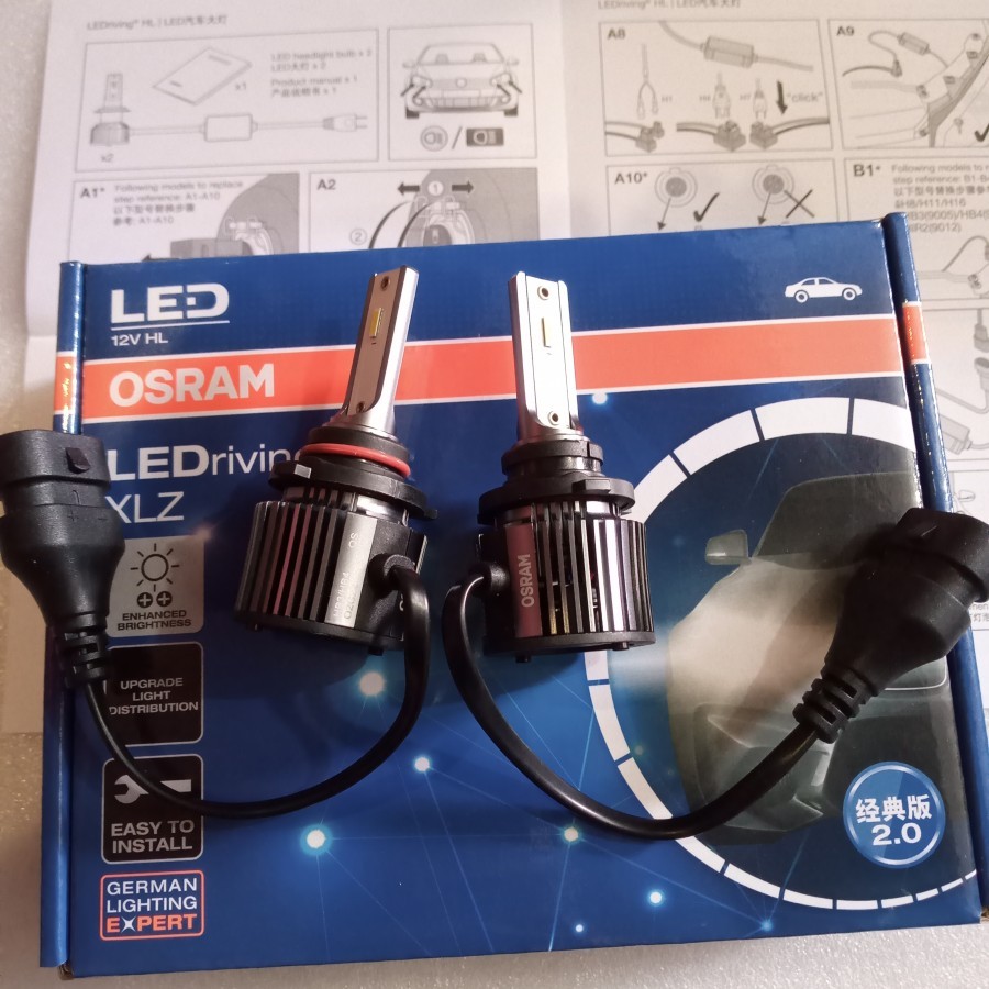 Lampu Mobil LED OSRAM XLZ H8 H11 H16 HB3 HB4 Original 100%.