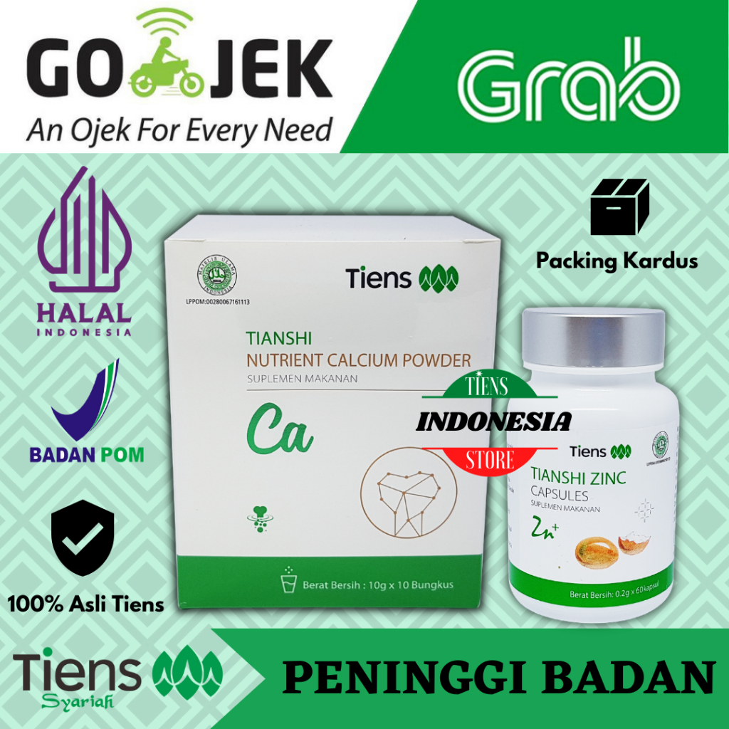 Super Grow Up | Tiens Peninggi Badan Remaja & Dewasa Terampuh | Susu Kalsium | Obat Peninggi Badan |