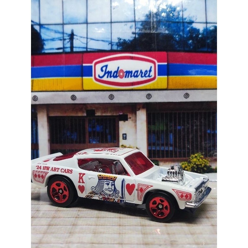 Hotwheels Loose King Baracuda putih