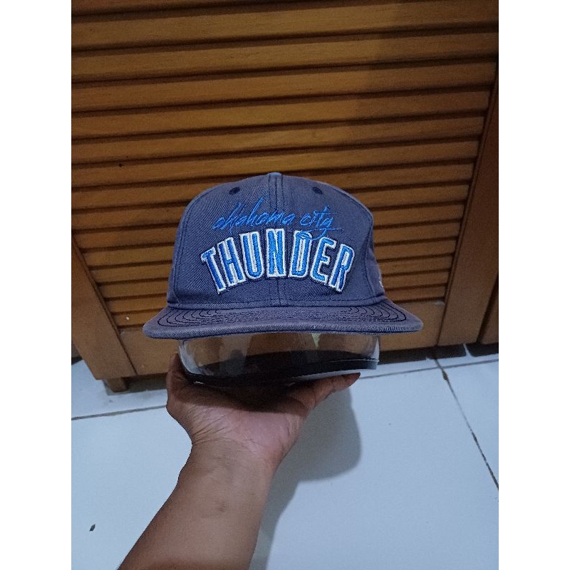 Topi Snapback Thunder NBA x Adidas The Game Vintage