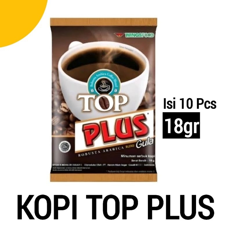 

kopi TOP PLUS 18gr isi 10pcs