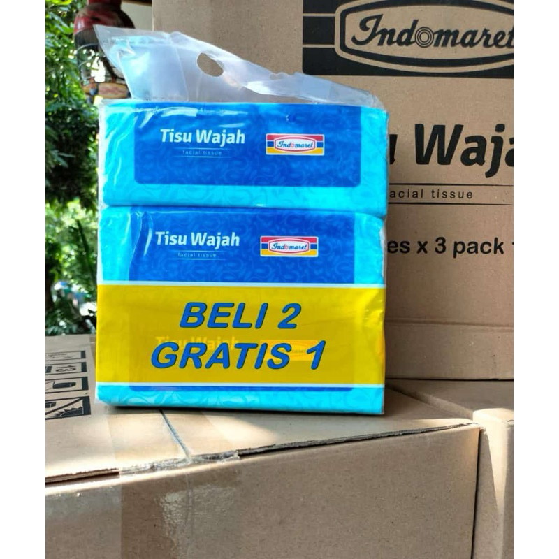 TISU INDOMARET 3PACK 180'S TISSUE INDOMARET 3PACK TISSUE WAJAH INDOMARET