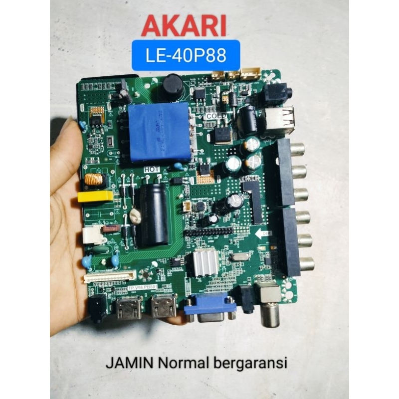 MB MAINBOARD TV LED AKARI LE-40P88 - MB TV AKARI 40P88 - MESIN TV AKARI 40P88 - 40P88