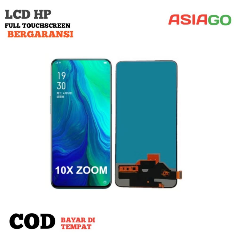 (ORIGINAL) LCD OPPO RENO 10X ZOOM (NOT FINGERPRINT) FULLSET TOUCHSCREEN