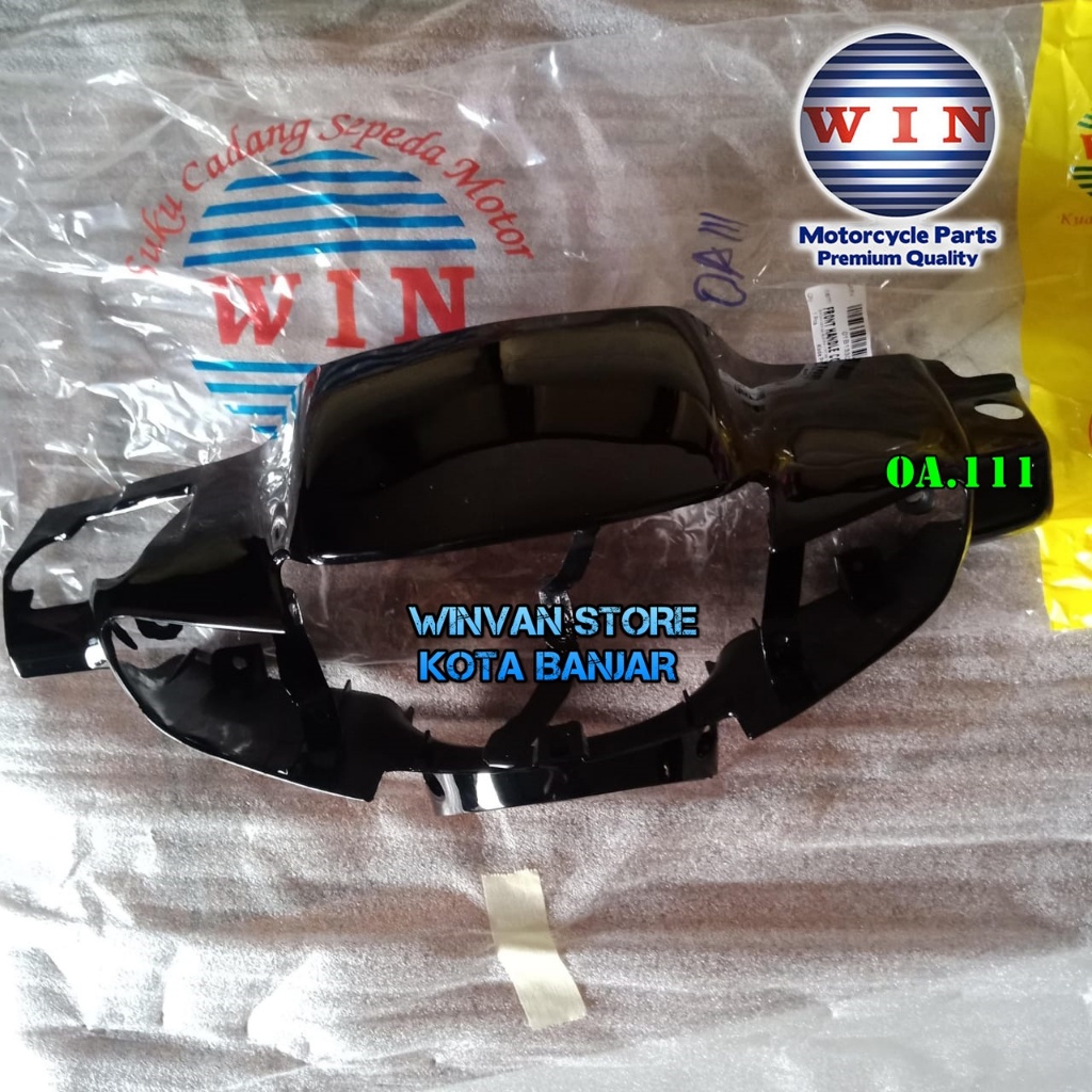 Batok totok depan belakang Supra x lama cakram warna hitam Merk WIN