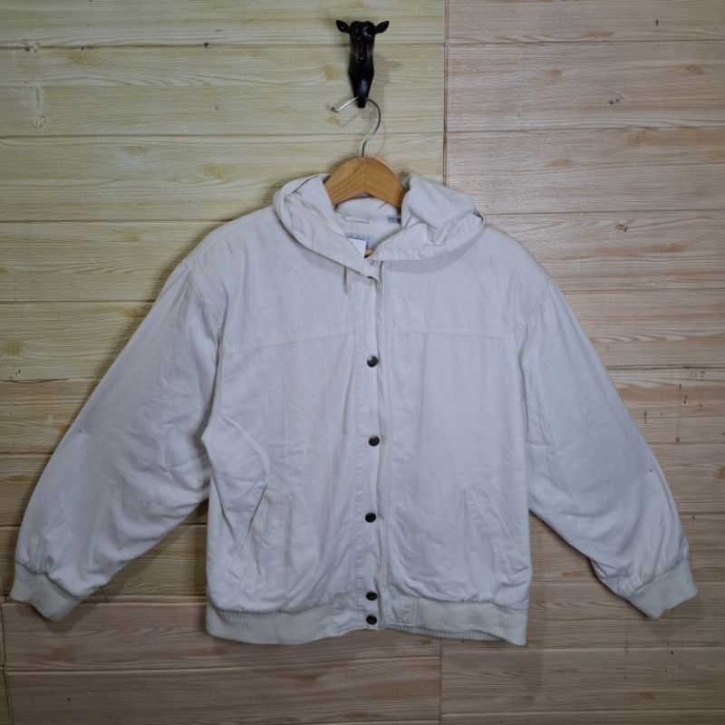 PROMO Jaket Size XL/Jaket bahan kain/Jaket Hangat /Merk PERRY ELLIS/  Kode J10/  P67x L60.