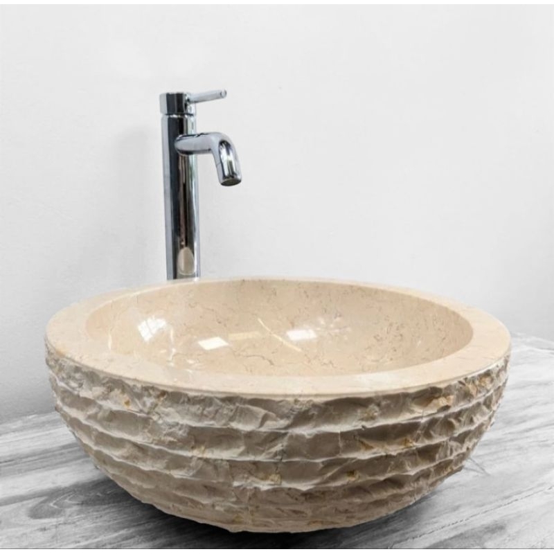 wastafel batu marmer/wastafel luar pahat