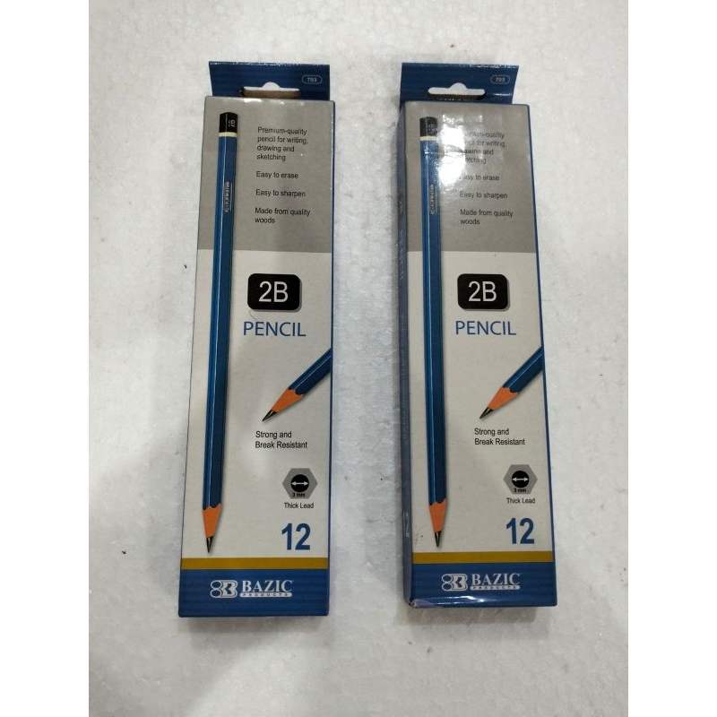 

Pensil 2b merk bazic pensil sudah diraut merk bazic