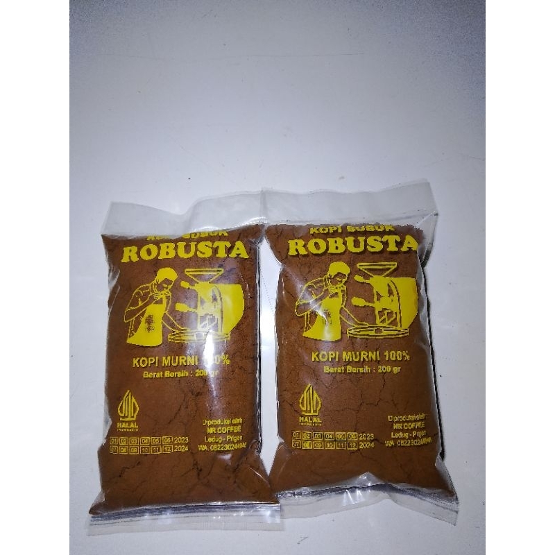 

kopi bubuk murni ROBUSTA 200gr