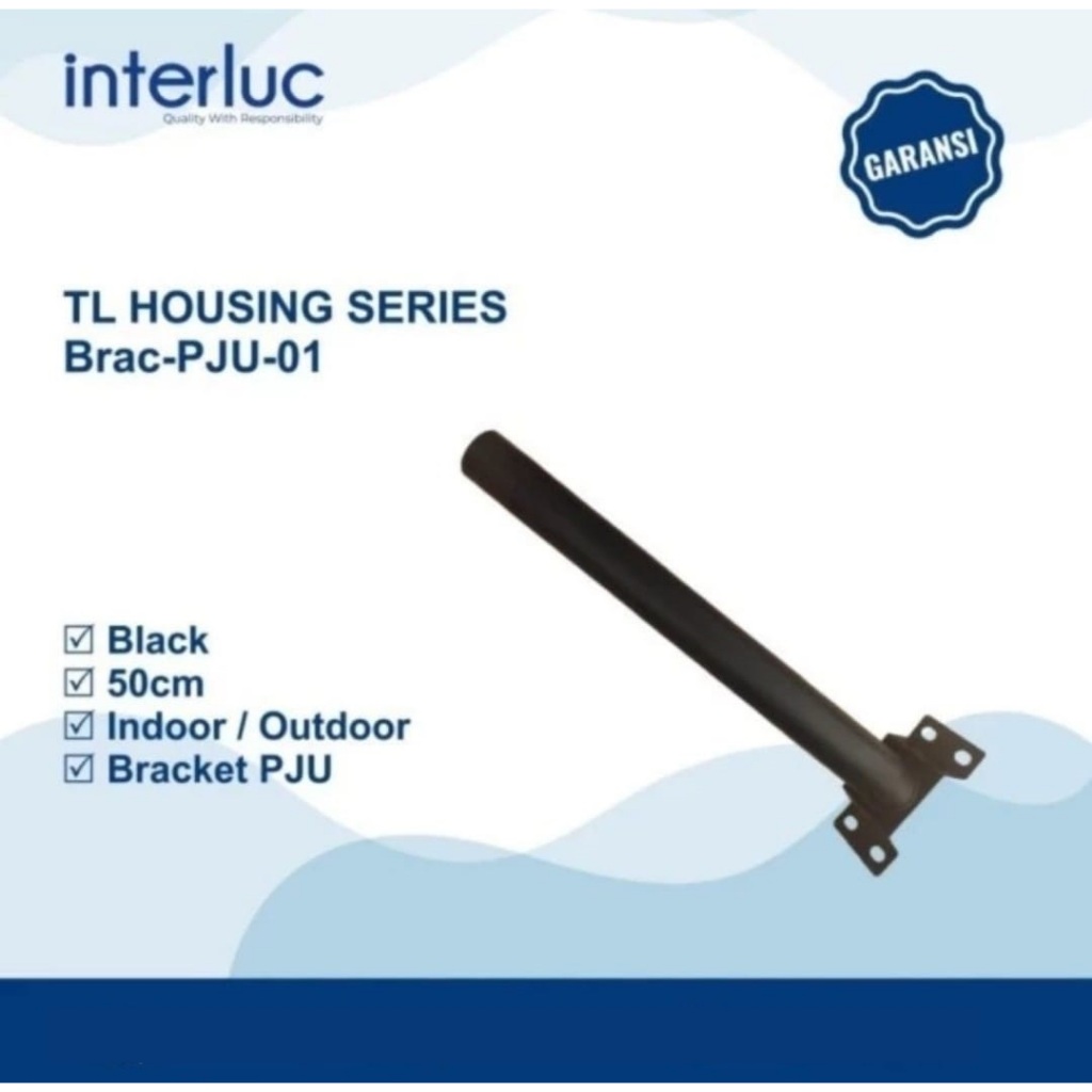 TIANG BRACKET LAMPU PJU LED 2 INCH 50CM BRACKET TIANG LAMPU JALAN