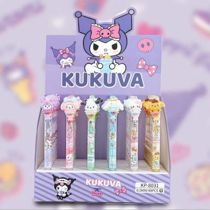 

Pulpen Gel Akrilik Model Cetek Tebal 0.5MM 0.38MM Sanrio Hello Kitty
