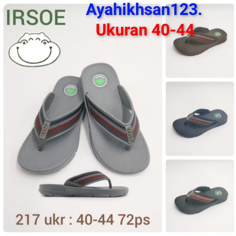 IRSOE 217 sandal jepit karet pria/laki-laki ukuran 40-44