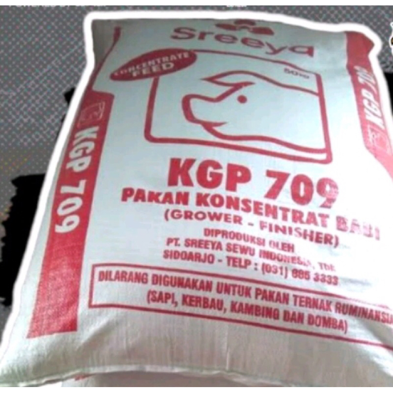 Konsentrat Babi Halus Kgp 709 Pakan campuran Ternak 500 Gram
