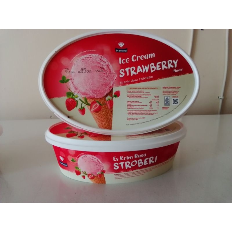 

Diamond Ice Cream Strawberry 700gr