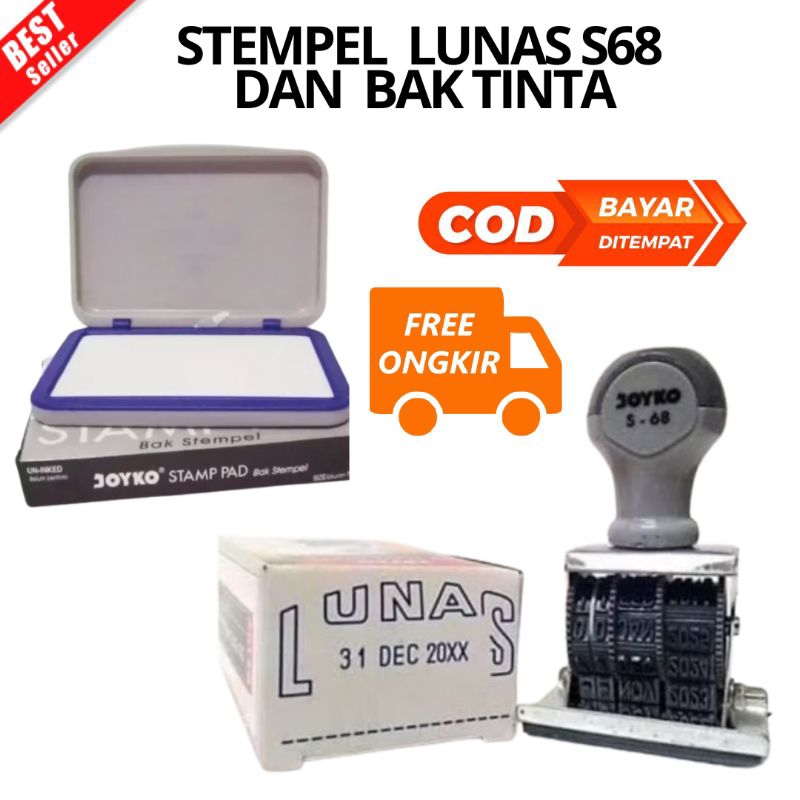 

(JIB) BAYAR DITEMPAT STEMPEL LUNAS JOYKO S68 DAN BAK TINTA