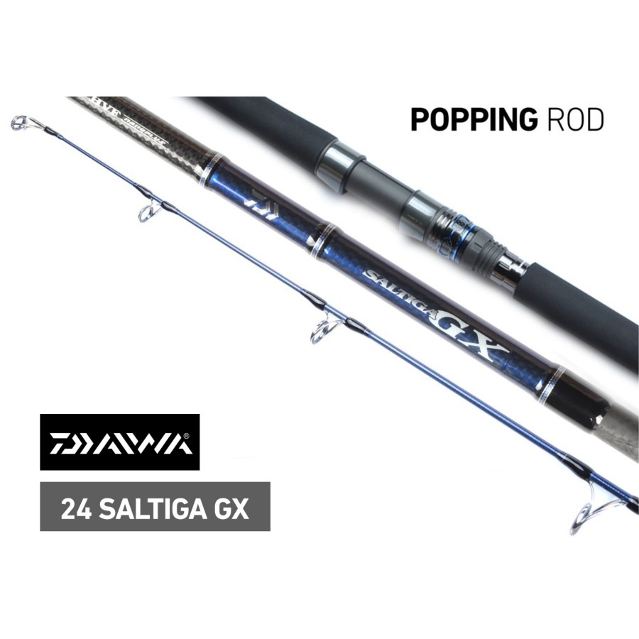 Joran POPPING DAIWA SALTIGA GX C83 MHS | Casting | Saltwater