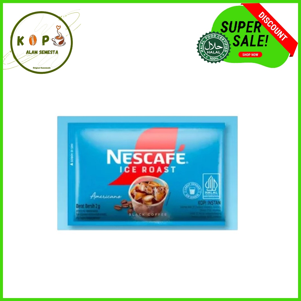 

Nescafe Ice Roast Kopi Instan Americano 2gr (1 Sachet)