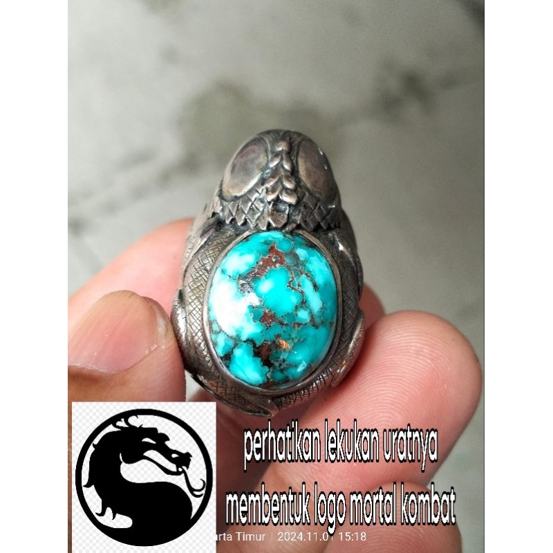 The mortal kombat turquoise special edition silver handmade uk 18 satisfies your artistic soul pirus