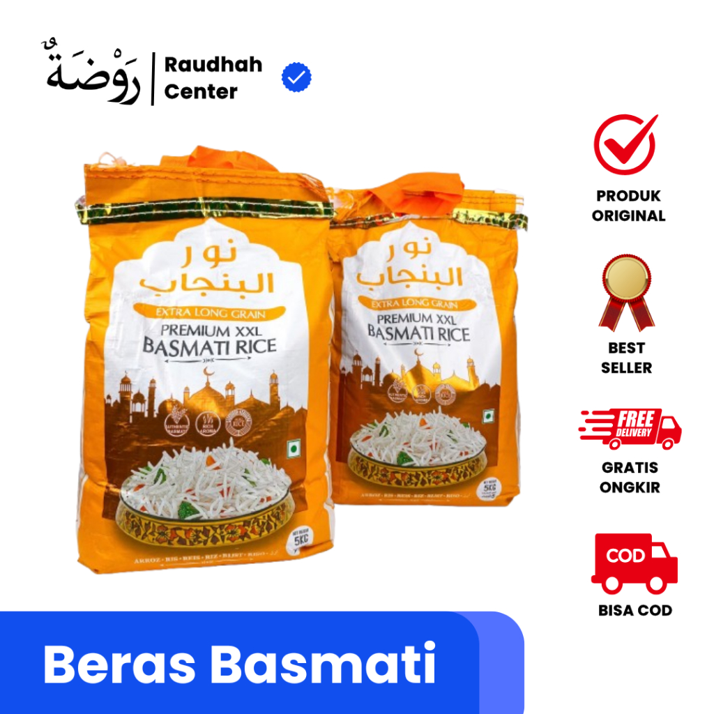 

Beras Basmati Noor Punjab 5kg / Beras Basmati Punjab Untuk Nasi Kebuli Nasi Mandhi