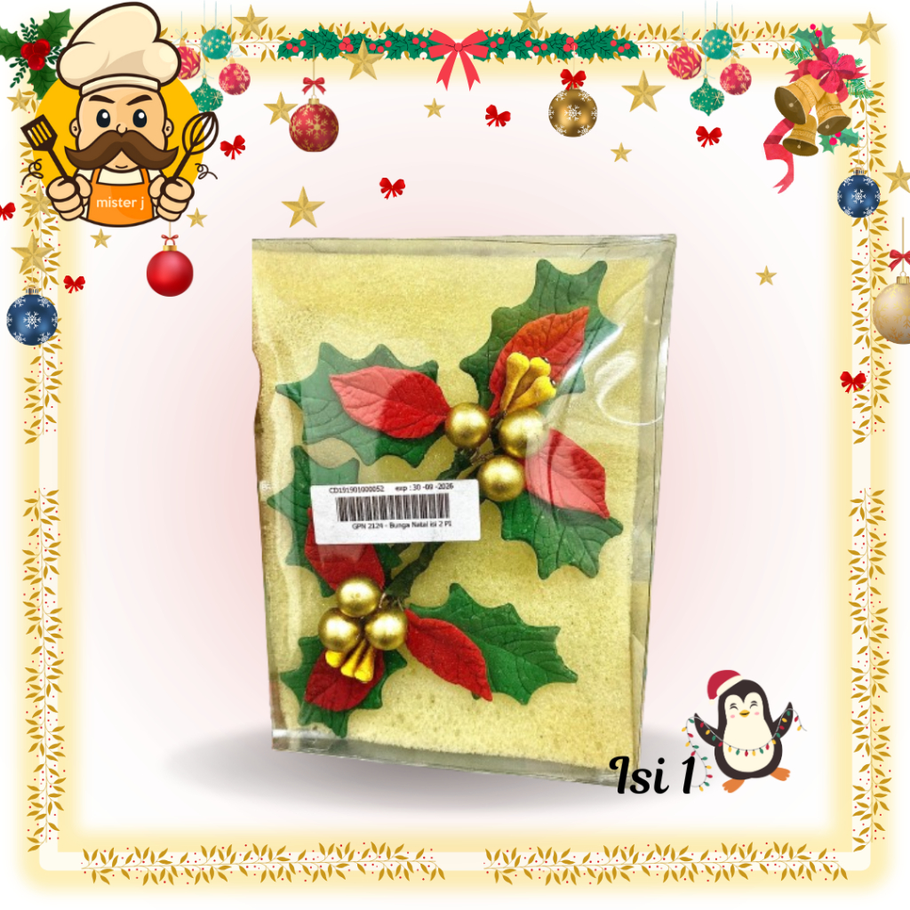 

GUMPASTE CHRISTMAS EDITION - GUMPASTE NATAL - HIASAN KUE EDISI NATAL
