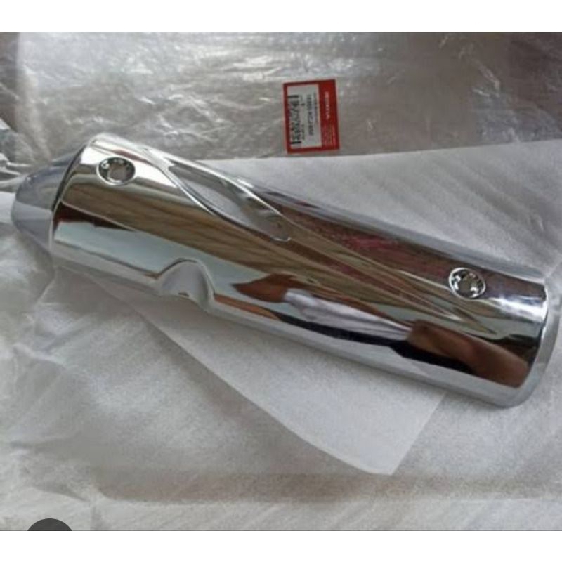 18355-kcj-650 cover tutup knalpot tameng pelindung knalpot honda tiger revo tahun muda original baru
