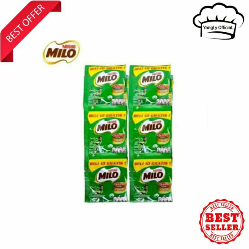 

Milo Sachet 22gr ( Per Sachet ) / Tersedia Harga Renceng Min 10 Sachet