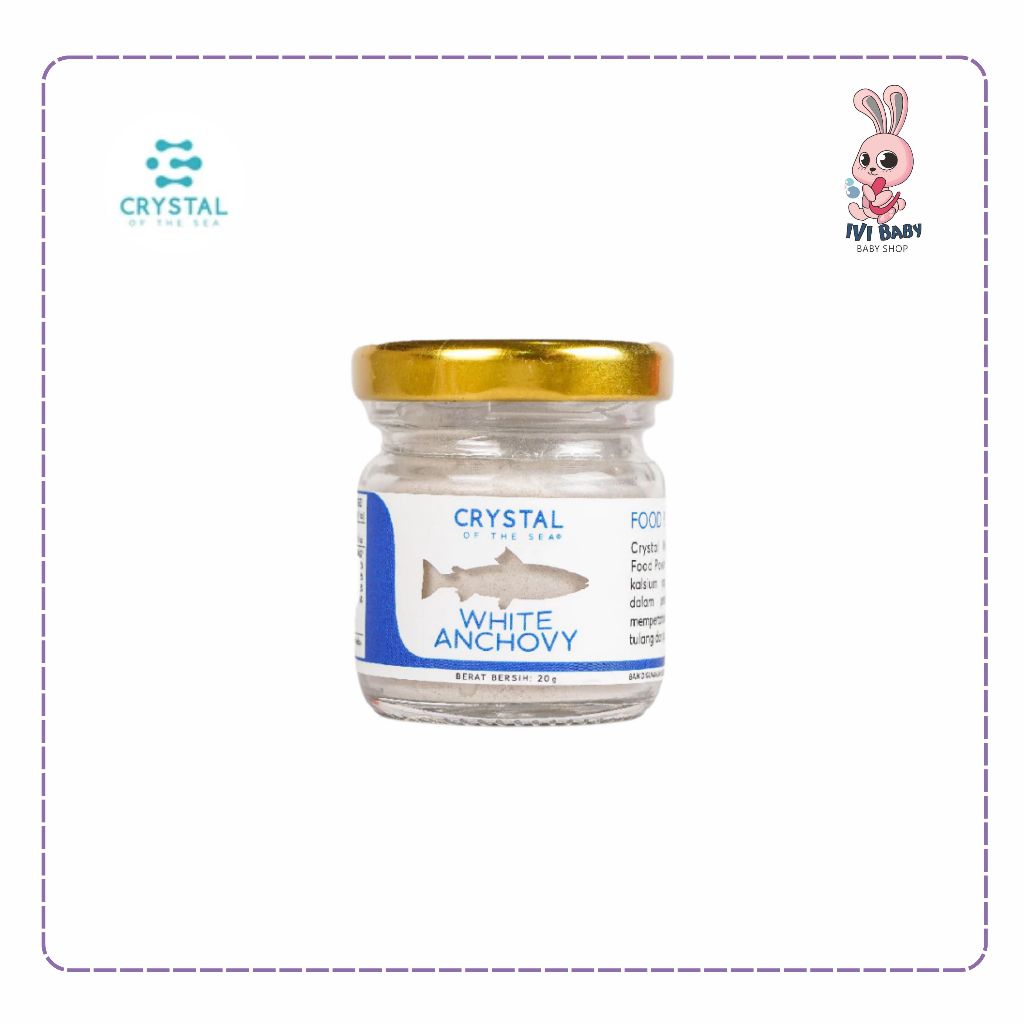 Crystal of the Sea White Anchovy Powder-Bubuk Ikan Teri Nasi MPASI Crystal of the Sea