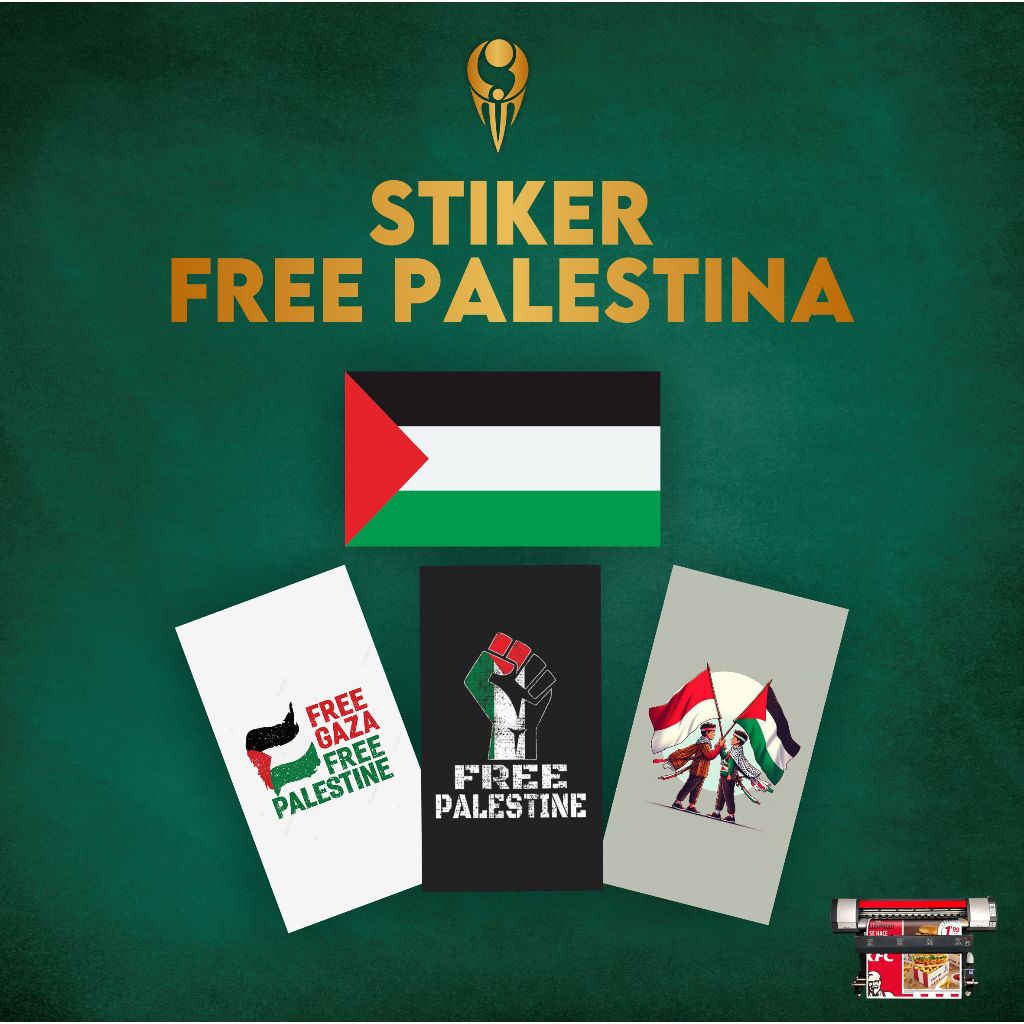 

STIKER FREE PALESTINA - SOLDIMPRO