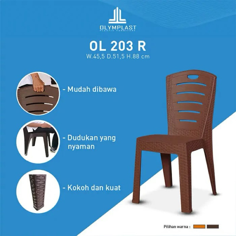 Kursi Olymplast OL203R