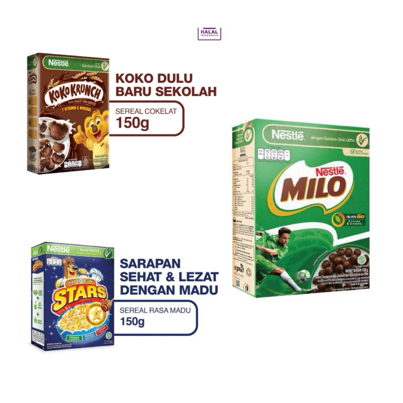 

Nestle Cereal Coco Crunch Honey star Milo 150gr