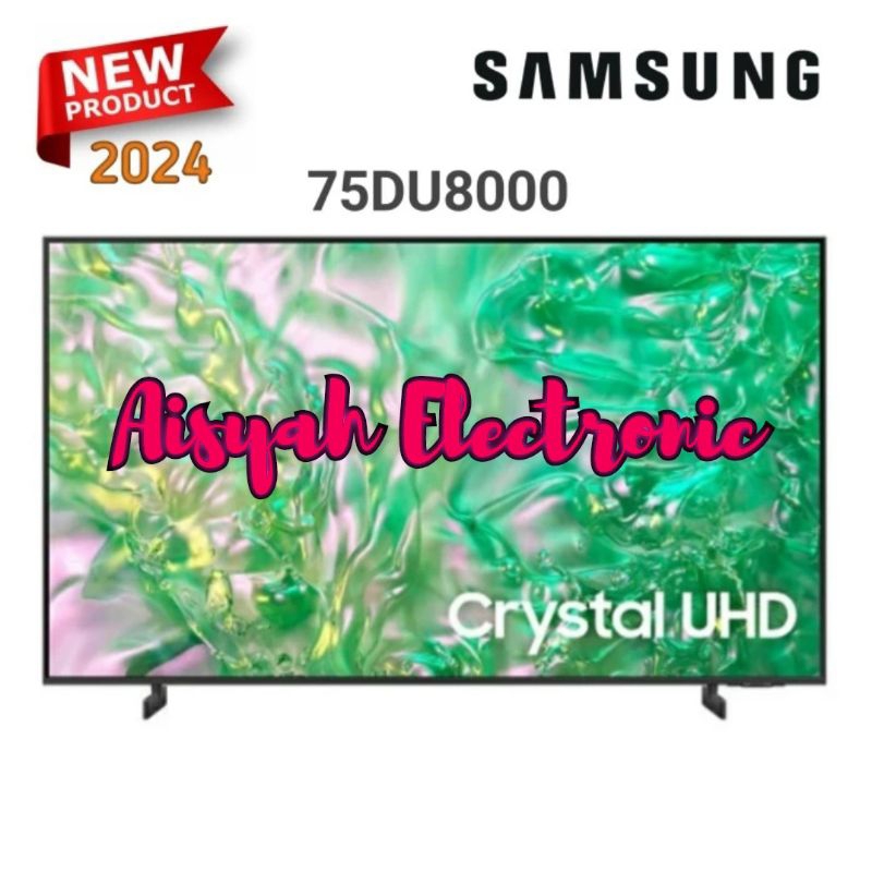 SMART TV SAMSUNG 75 INCI 75DU8000 GARANSI RESMI