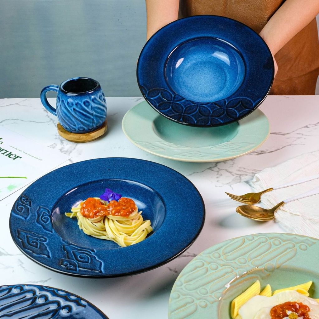Naruna Pasta Plate Keramik