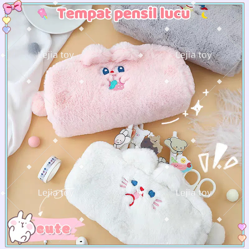 

Tempat Pensil/Tempat Pensil Bulu Soft Cute//Tempat Kotak Pensil Atas Pencil Case /Soft Cute Tas Pensil /Kosmetik / Kantung Rias Kecil/Kosmetik Pouch/ Pouch Makeup Kecil
