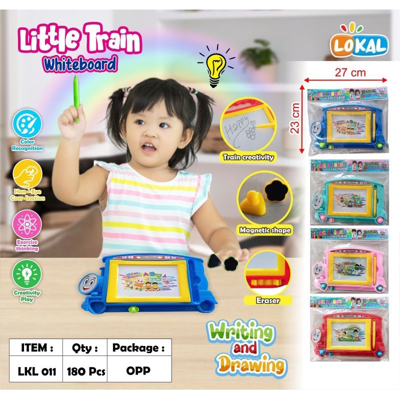 

Mainan edukasi papan tulis magnet gambar thomas