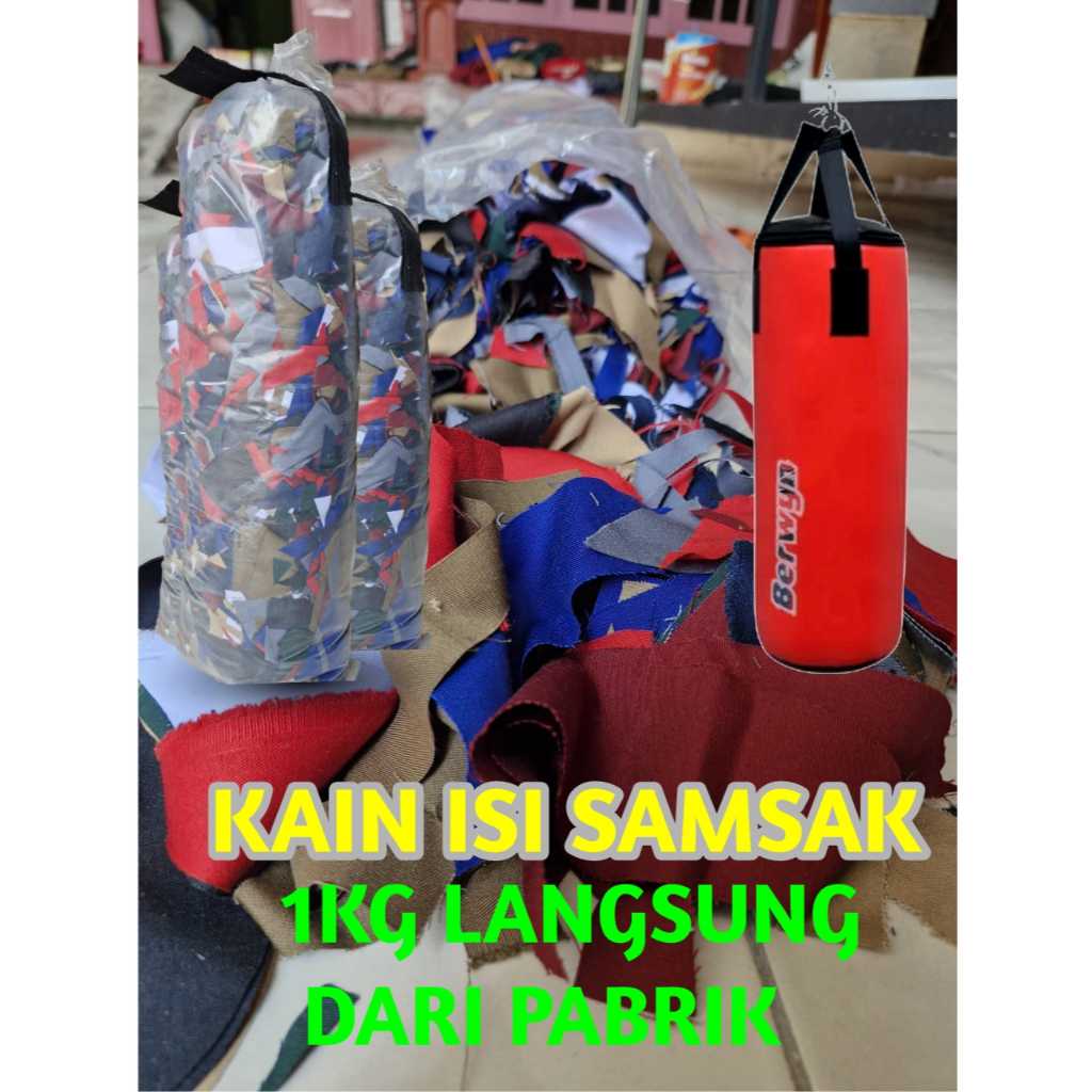 kain isi samsak kain perca sisa potongan2 langsung dari pabrik 1kg