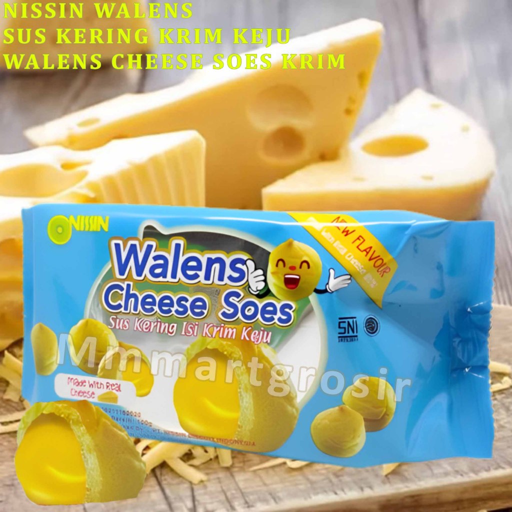 

Nissin Walens / Sus Kering Isi Krim Keju / Walens Cheese Soes / 100gr