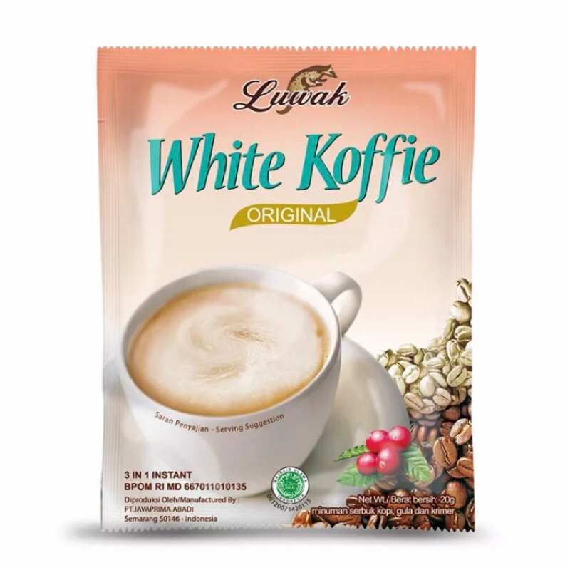 

LUWAK WHITE KOFFIE 20GR SATUAN 1 PC