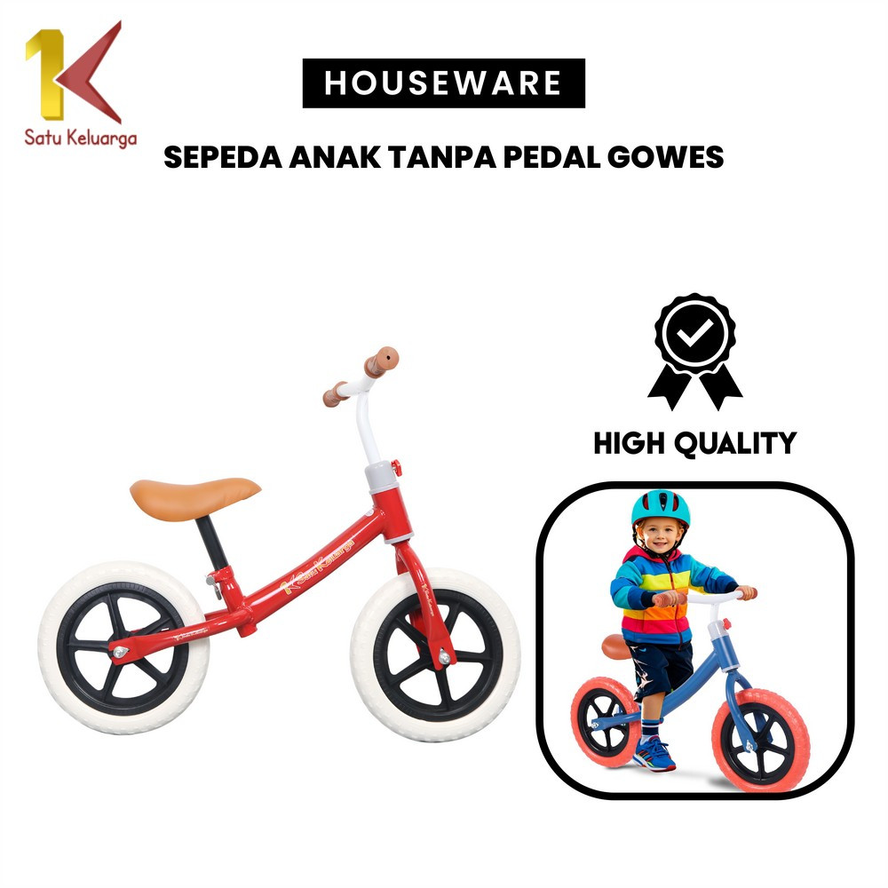 1K Sepeda Anak Tanpa Pedal Gowes M261 Mainan Balance Bike Sepeda Roda Dua Anak