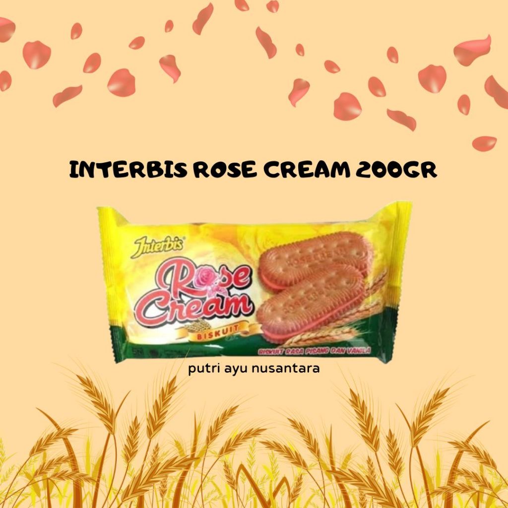 

Biskuit Interbis Rose Cream / Chocolate / Bonbon biscuit