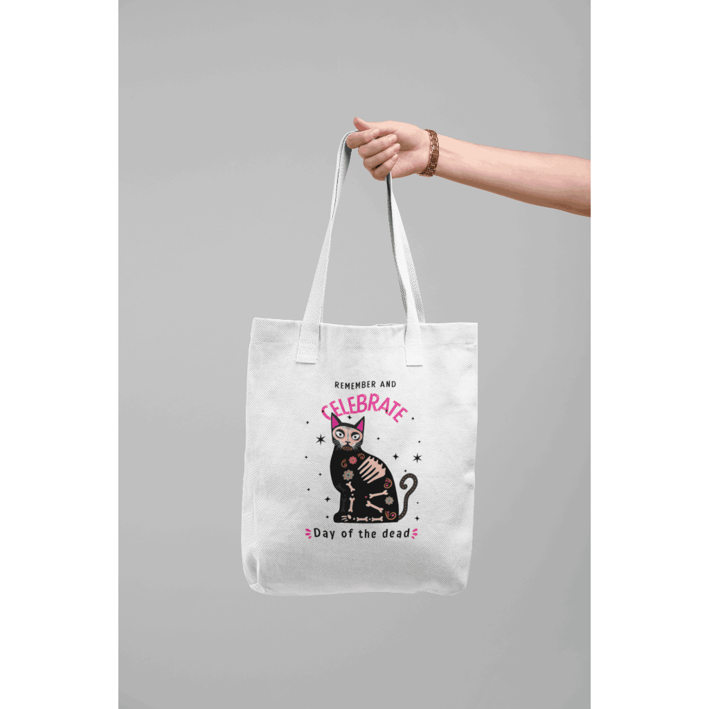 VirtueVibes - Tas Tote Bag Custom Kanvas - Totebag Pria Wanita