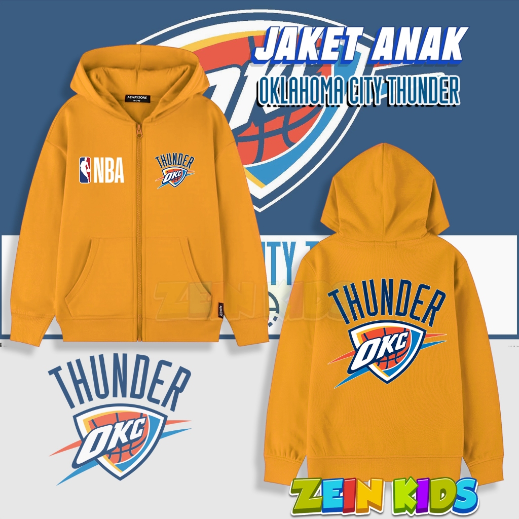 Hoodie Anak NBA Oklahoma City Thunder / Jaket NBA Anak