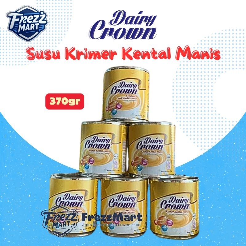 

Susu Kaleng SKM Dairy Crown 370gr Susu Krimer Kental Manis Original