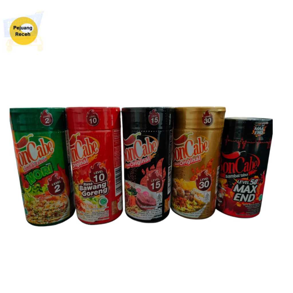 

BONCABE SAMBAL TABUR PRAKTIS | BERBAGAI VARIAN RASA DAN GRAMASI | BUBUK CABAI PELENGKAP HIDANGAN